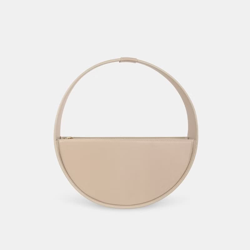 Re One Bag 玉米基純素皮革 手提包 圓包 米色