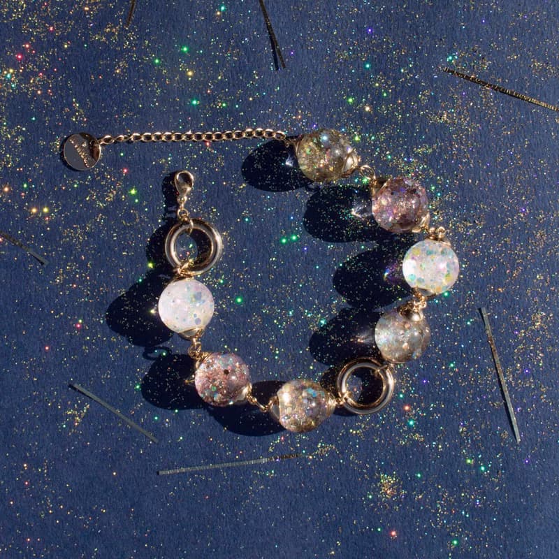 Glam Gold Snowball Bracelet