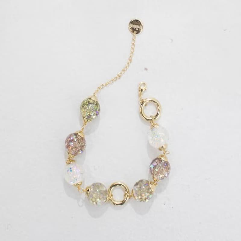 Glam Gold Snowball Bracelet