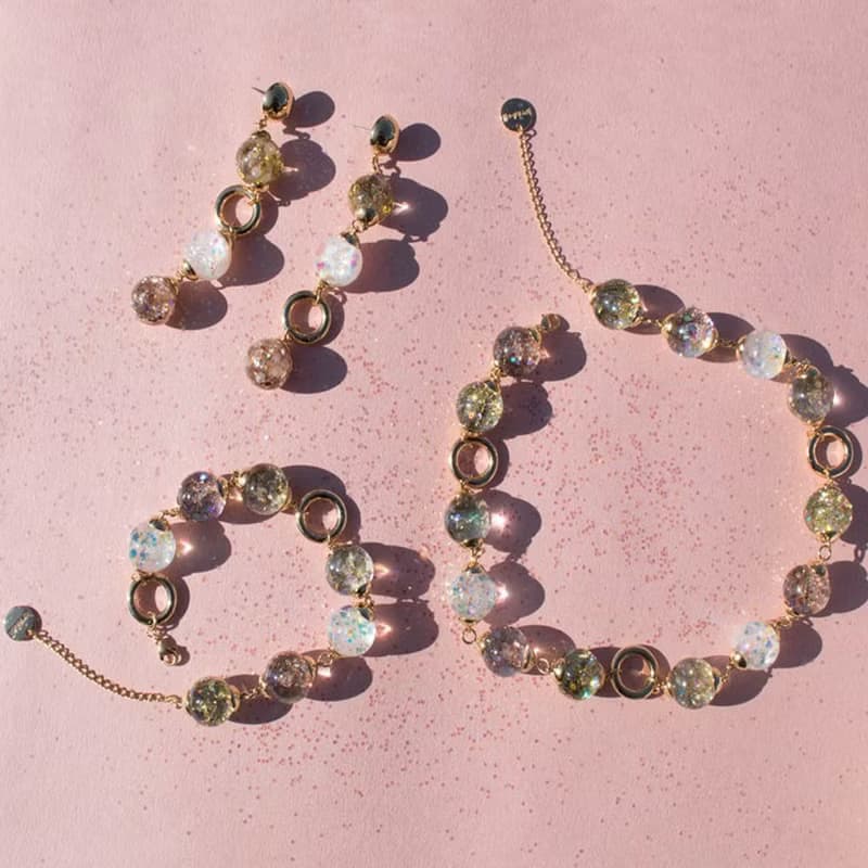 Glam Gold Snowball Bracelet