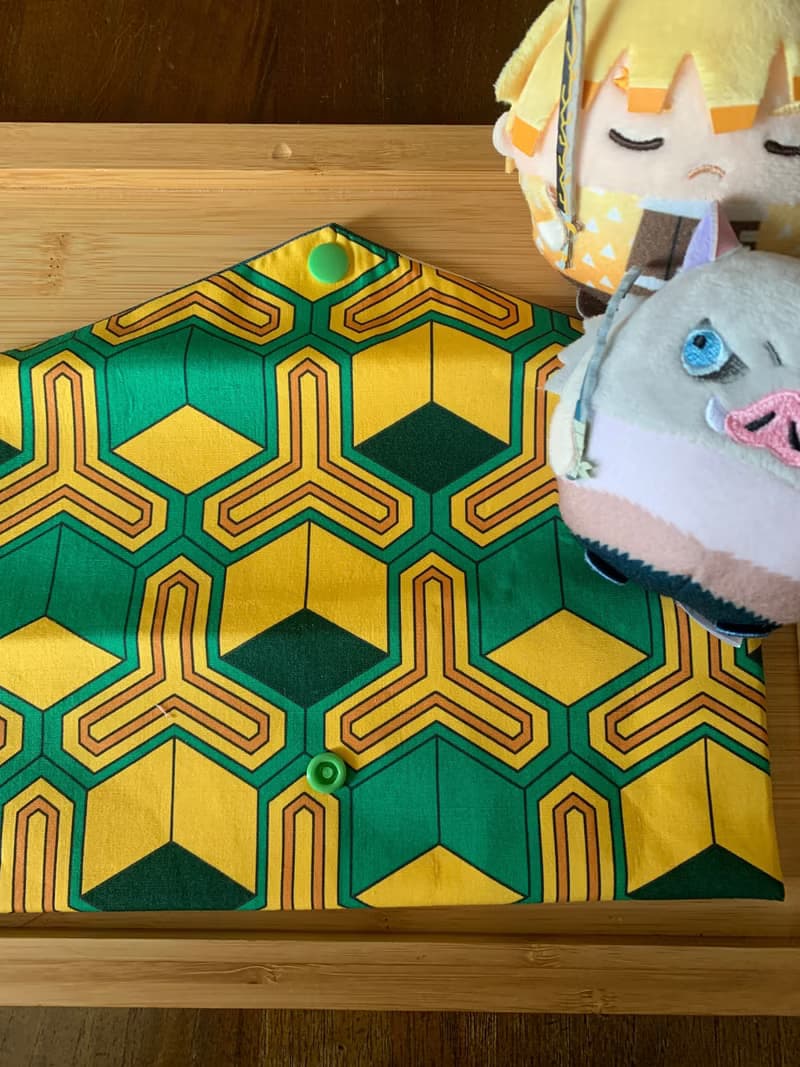 文青風環保純棉筷袋  鬼滅 和服 日本 潮物 收納 手作餐具袋 禮物