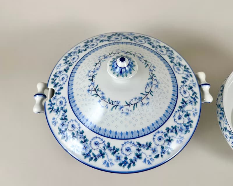 復古利摩日法國湯鍋和大號盛菜碗 一對套裝價格