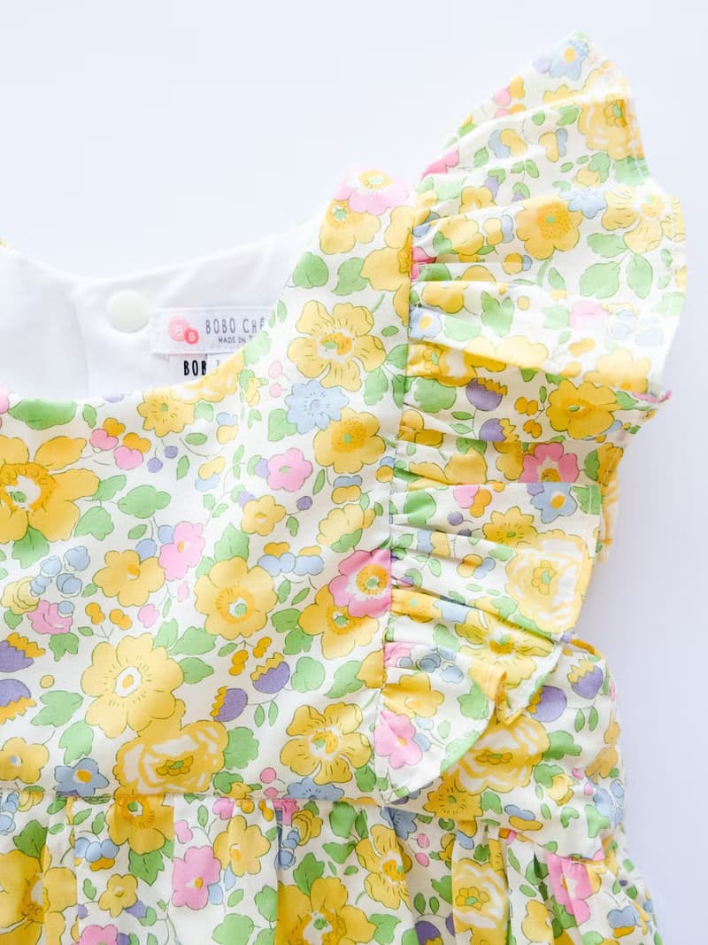 英國LIBERTY FABRICS女童Zoé法式連身褲