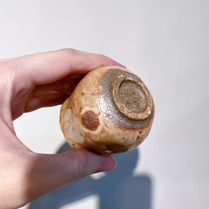 柴燒志野茶杯
