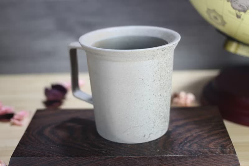 【送禮好物】240ml 柴燒天然落灰 方韻杯 咖啡杯 台灣鶯歌製
