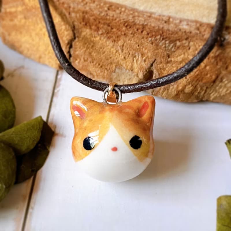 【擴香項鍊】香水精油項鍊 |小橘貓||擴香香氛禮盒