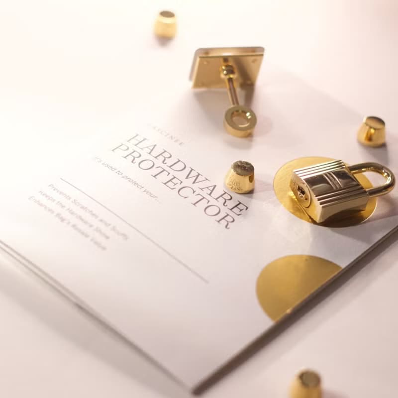 手袋金屬配件貼膜 / 保護貼 | 適用於 Hermes Kelly To Go 手袋