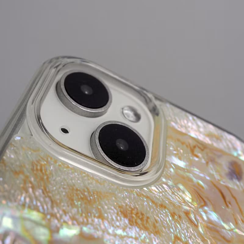 定製 鮑魚貝 iPhone手機殼 閃耀 金色 多色可選 禮物 設計 手工製