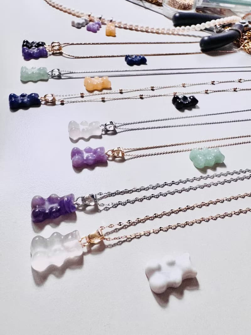 Sweet Bear - 玉髓小熊墜子 項鍊