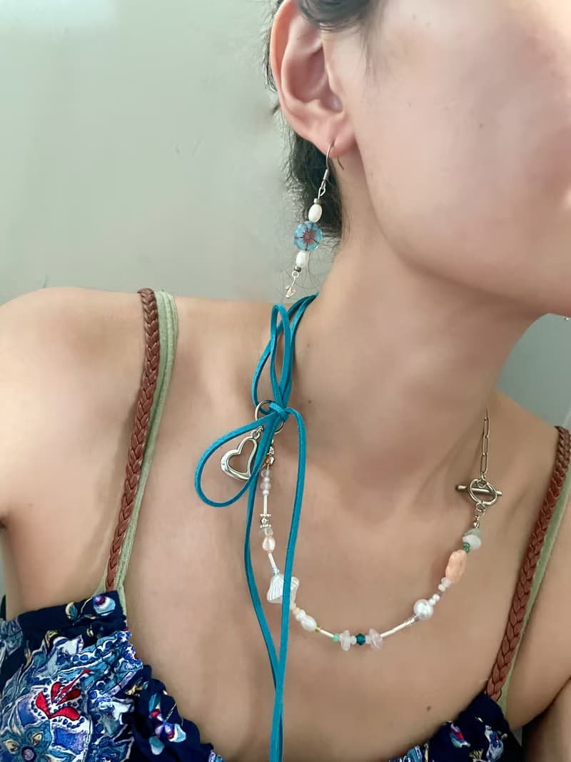 翩翩・手工串珠項鍊・生日/畢業/情人節/聖誕交換禮物