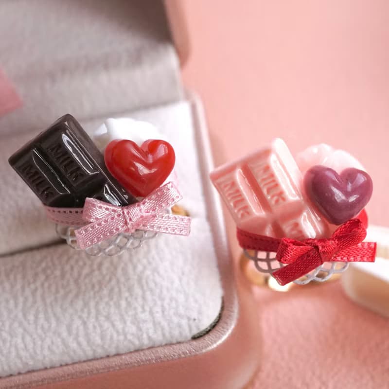 手作りチョコのリング