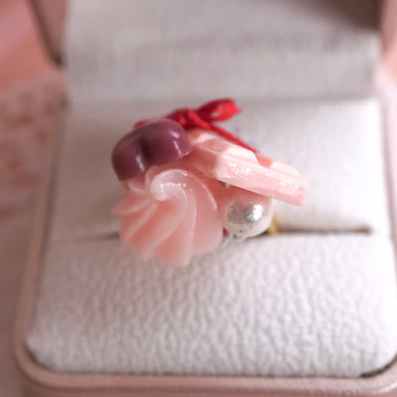 手作りチョコのリング