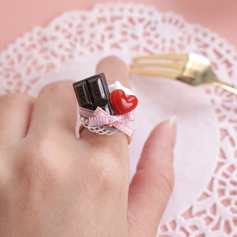 手作りチョコのリング