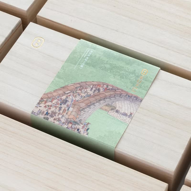 【春節獻禮】清明上河圖 小桐木禮盒 | 3罐入 企業贈禮/中秋禮盒