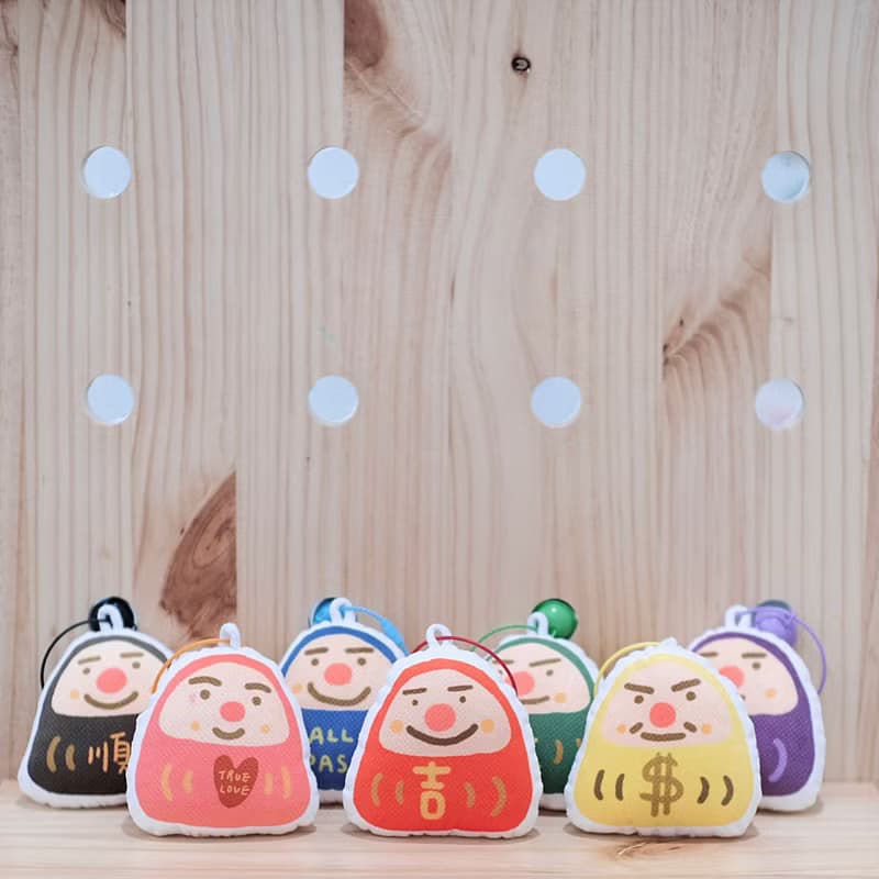 |哈哈吊飾| 許願達摩 (7款)  / 001