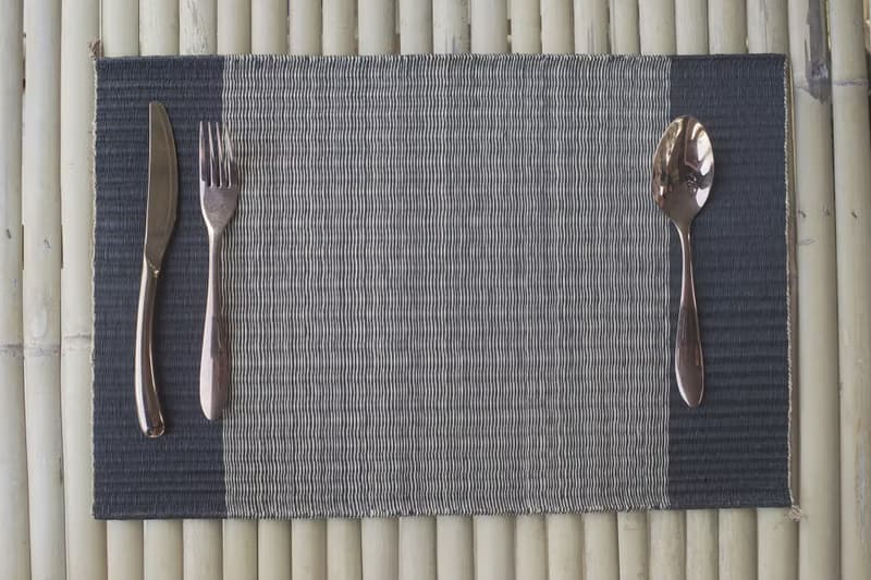 Set 2, black and white Housewarming Gifts, placemat, table mat, jute platemat