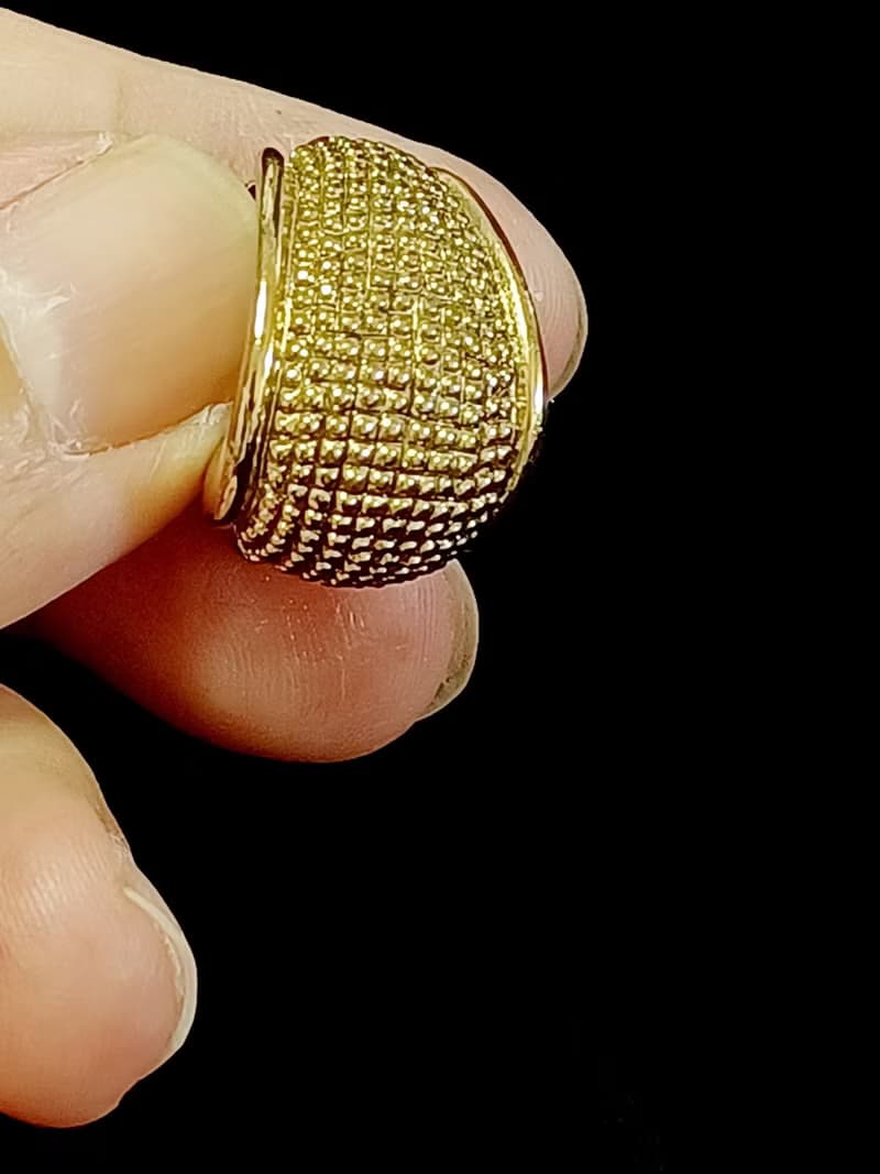 vintage jewelry  古董立體網狀夾式耳環