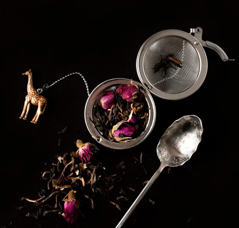 01LIV不銹鋼濾茶器 CHICHI濾茶球 長頸鹿吊饰 原創設計動物茶濾