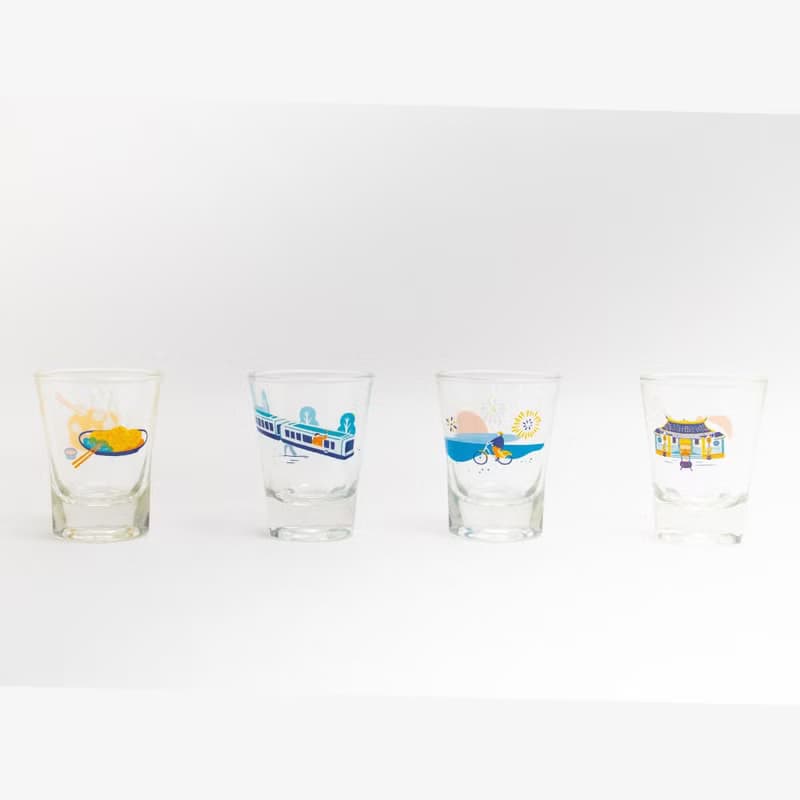【來好】City Scape 烈酒杯套組-4入