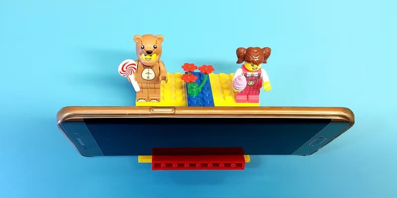 積木手機架(六段角度調整) 相容樂高LEGO 可愛禮物