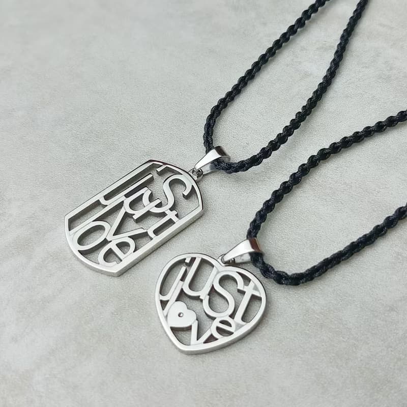 Just Love情侶頸繩 情侶頸鍊 男女頸繩 頸繩【自選顏色】TN001