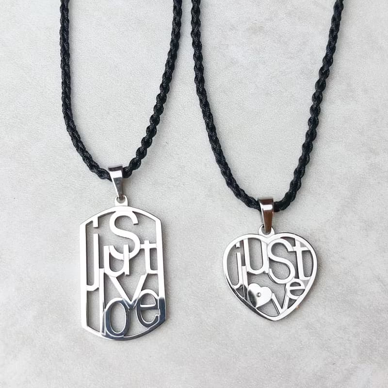 Just Love情侶頸繩 情侶頸鍊 男女頸繩 頸繩【自選顏色】TN001