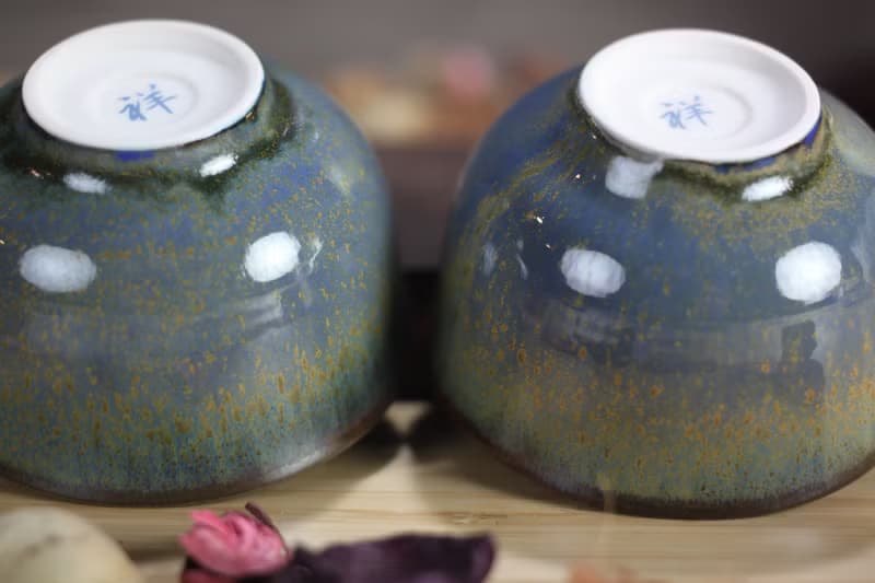 【送禮好物】100ml 天目對杯 寬口茶杯 酒杯 鶯歌葉敏祥作