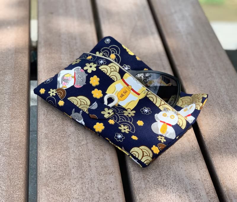 布紅包袋/墨鏡袋/招財貓/日本風