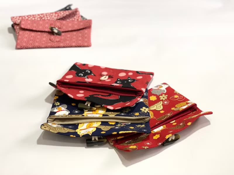 布紅包袋/墨鏡袋/招財貓/日本風