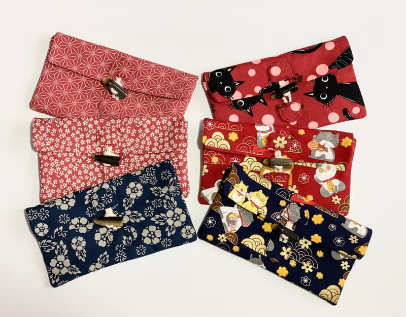 布紅包袋/墨鏡袋/招財貓/日本風