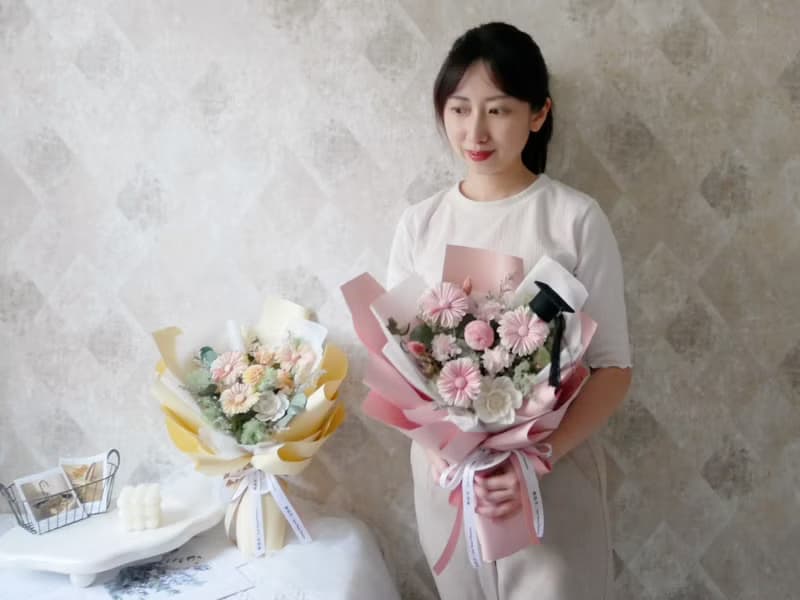 畢業季限定【豐盛款索拉向日葵乾燥花束4色】畢業祝福/畢業花束