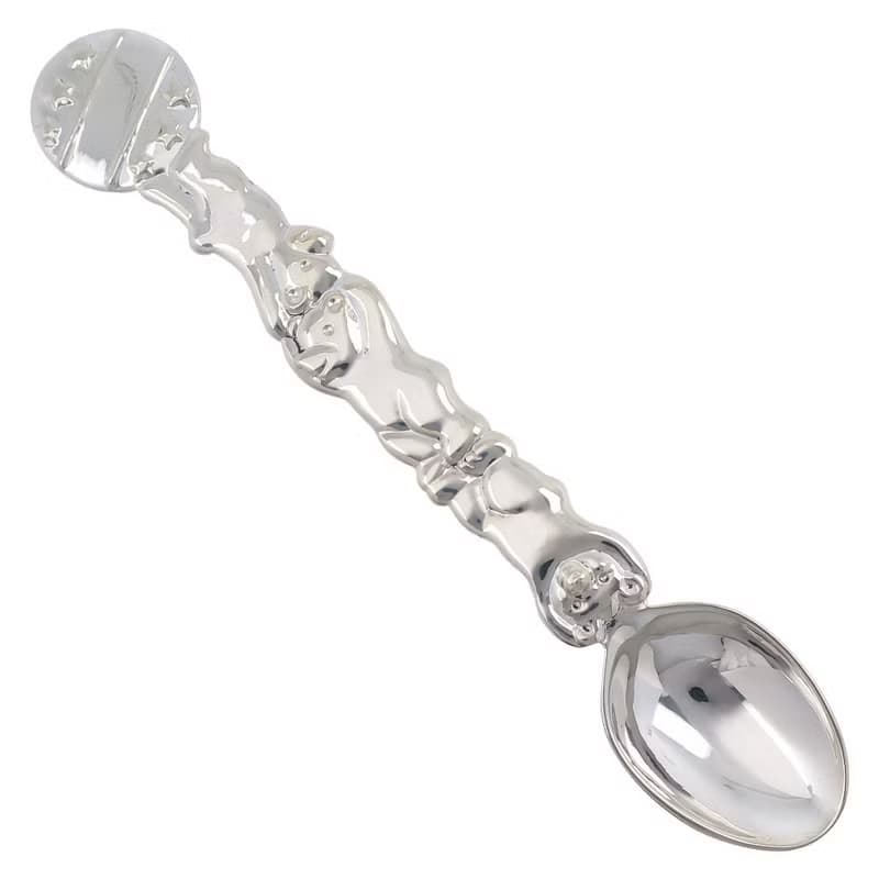 【日本直送】ティファニー TIFFANY&Co. ベビースプーン カトラリー テディベア シルバー925 _【中古】