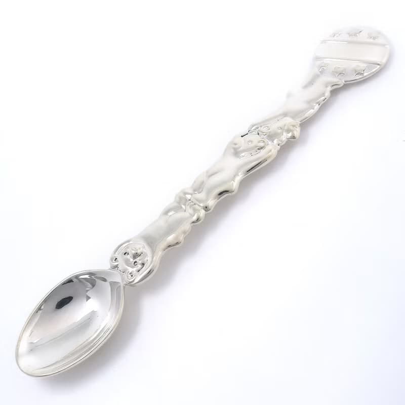 【日本直送】ティファニー TIFFANY&Co. ベビースプーン カトラリー テディベア シルバー925 _【中古】