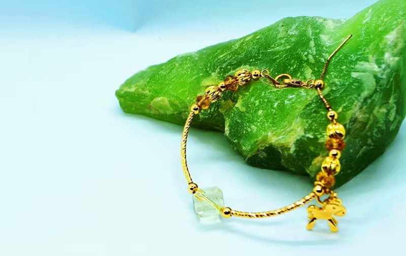 小馬遊樂園-天然檸檬黃水晶手鍊