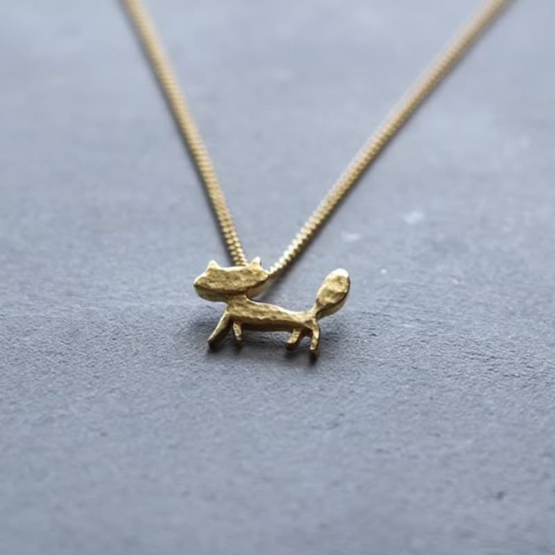 予約販売　たぬねこ | ネックレス | N432