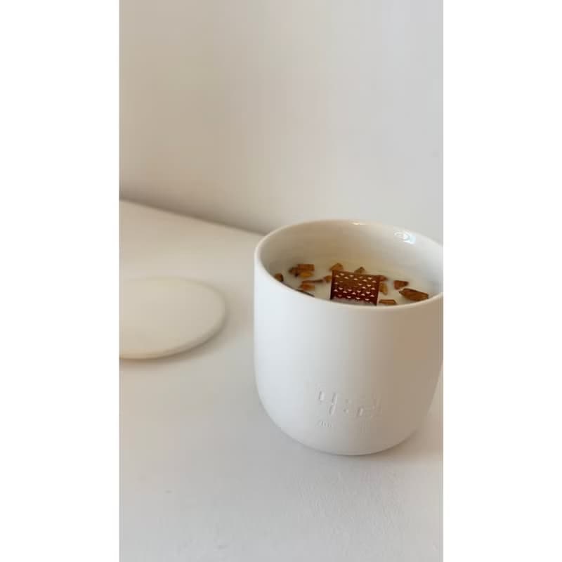 四點二十實驗室 含天然草淨化草本陶瓷大豆蠟燭 聖木/鼠尾草/雪松