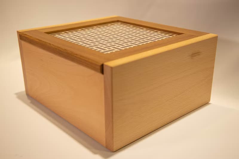【非木不可】日式窗花上掀箱