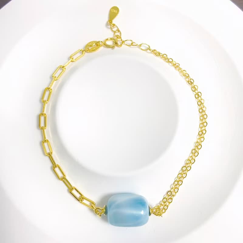 拉利瑪。海紋石手鍊