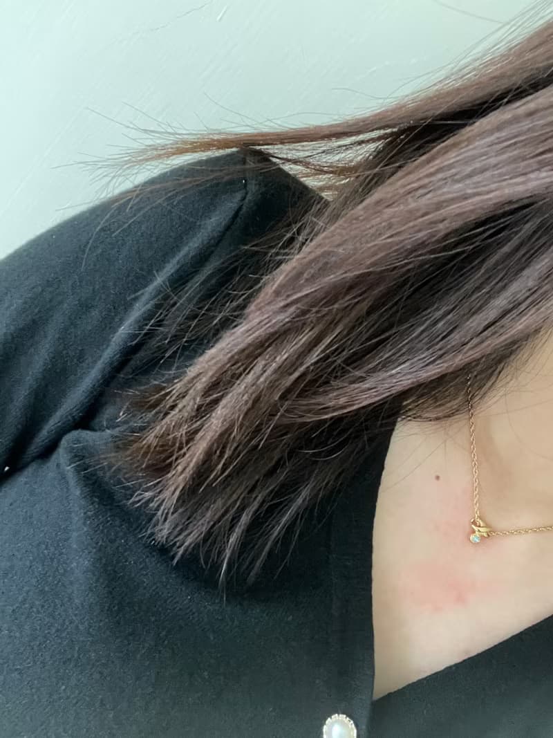 古董AVON金色三月生日石墜子 單鍊 項鍊 原裝盒 1984年