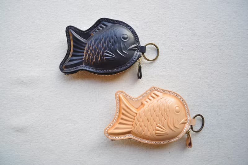 皮革鯛魚燒錢包