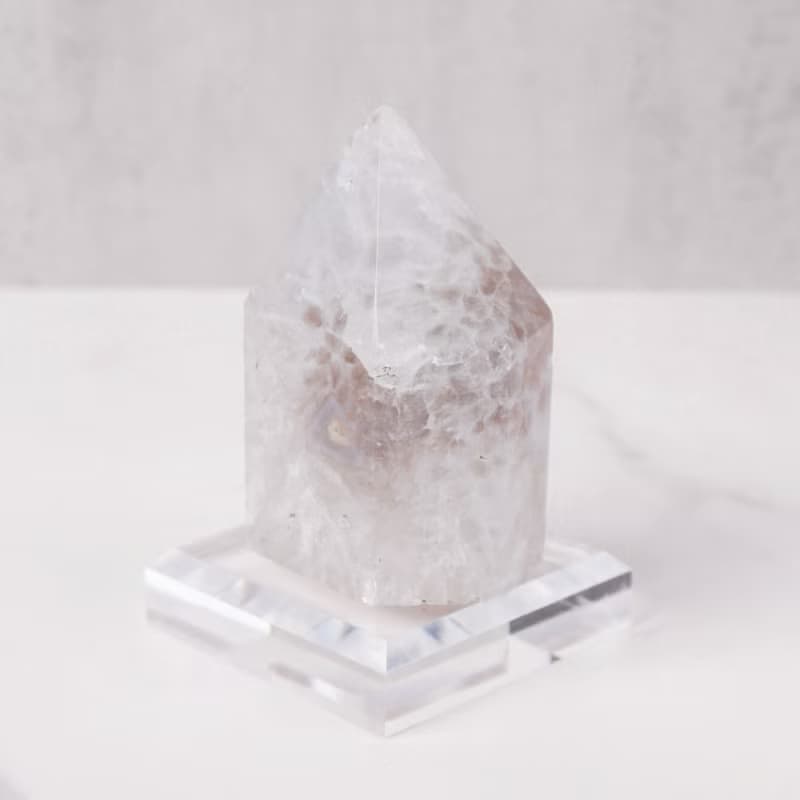 柱型瑪瑙水晶洞 // 招財 淨化空間 帶來平靜 // 贈底座