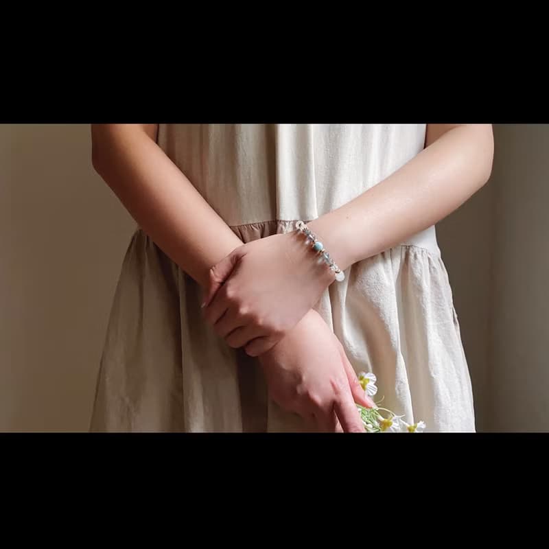 海紋石拉利瑪手鍊