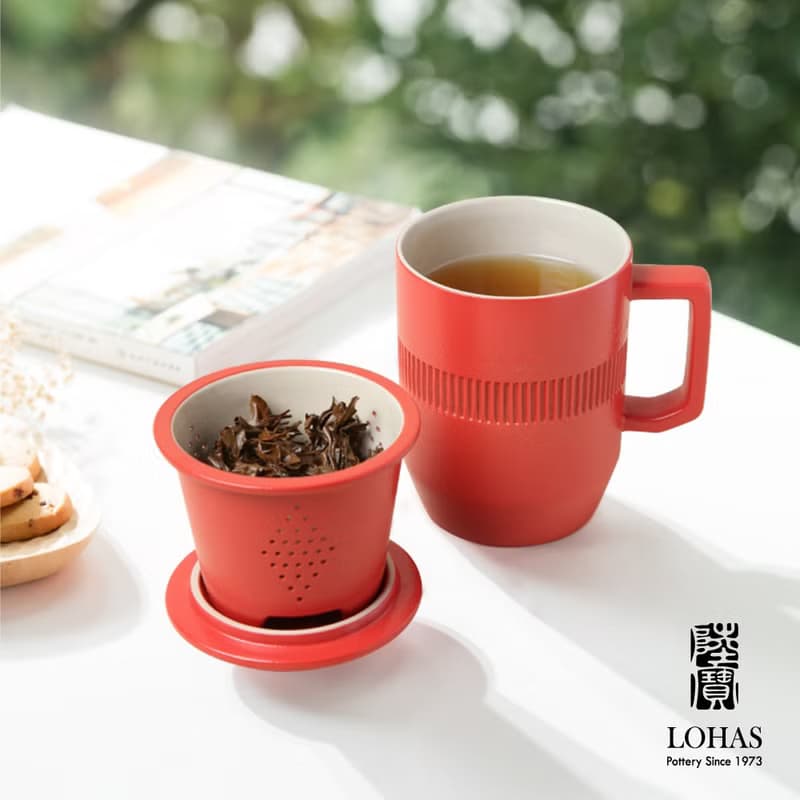 2025母親節 陸寶LOHAS 合意蓋杯 茶器 450ML 茶杯 泡茶杯
