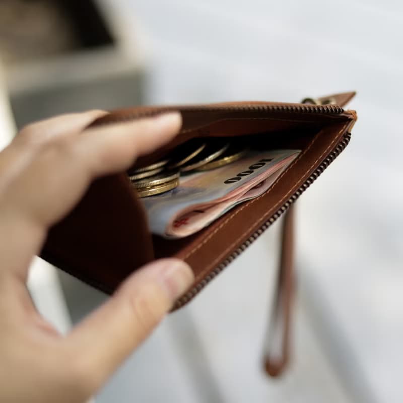 【24hr快速出貨】可手提輕巧零錢包-075026 三色 手掛 零錢袋