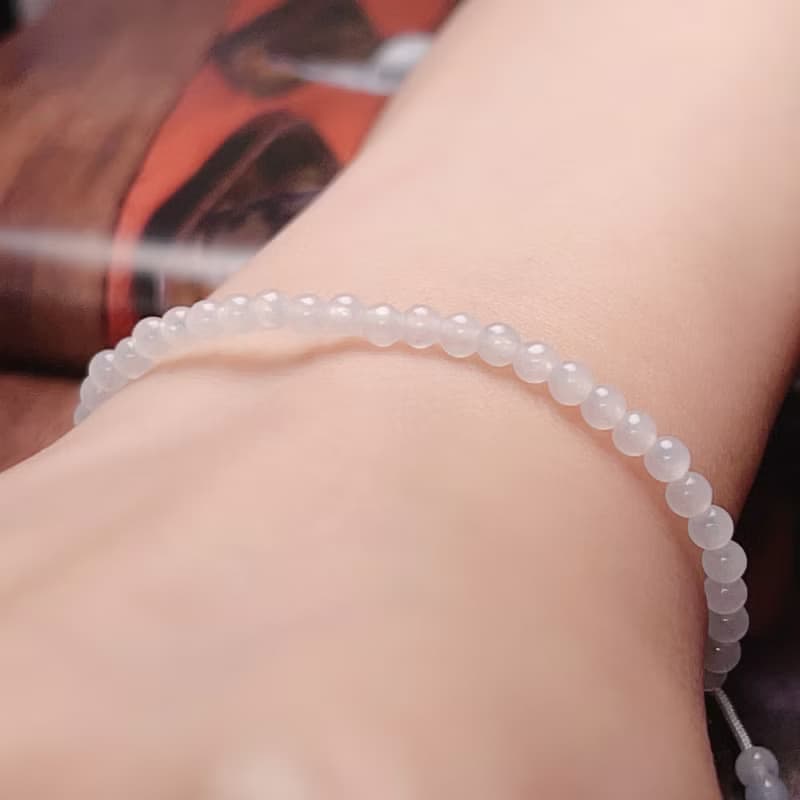 冰種翡翠手珠手鍊 | 天然緬甸玉A貨翡翠 | 送禮