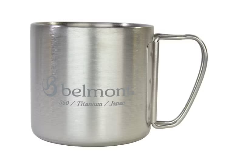 【買鈦杯送巨峰紫濾杯】日本belmont 雙層鈦杯  350ml