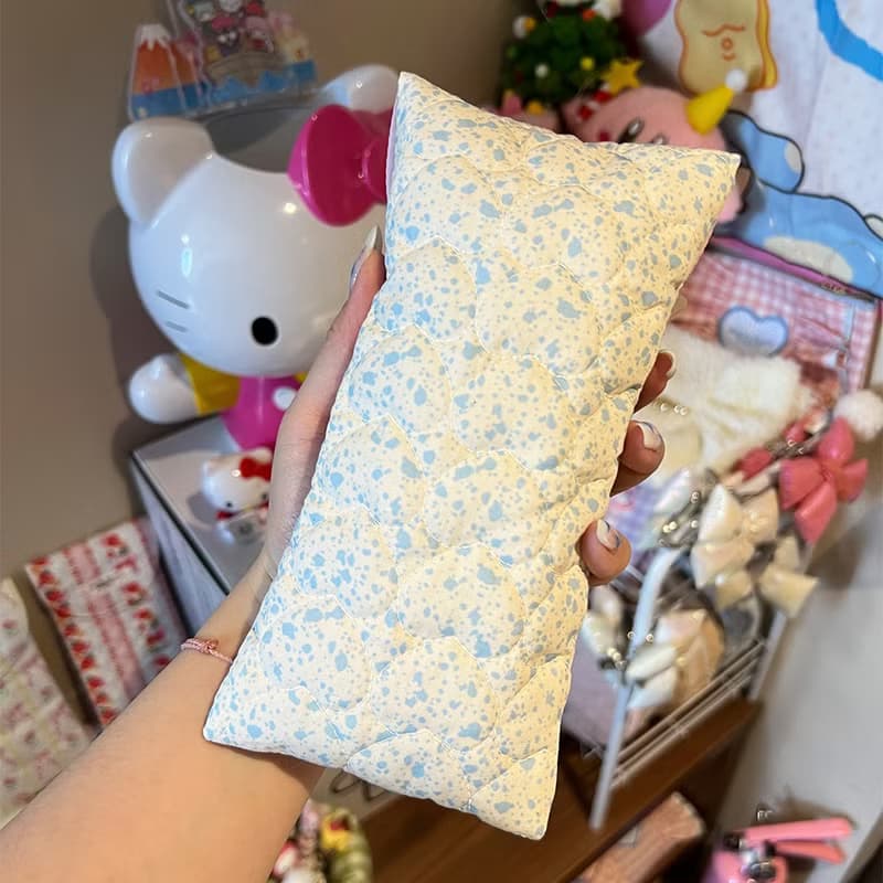 Sweetstore Supply原創可愛甜美清新藍奶牛收納魔術貼粘貼筆袋