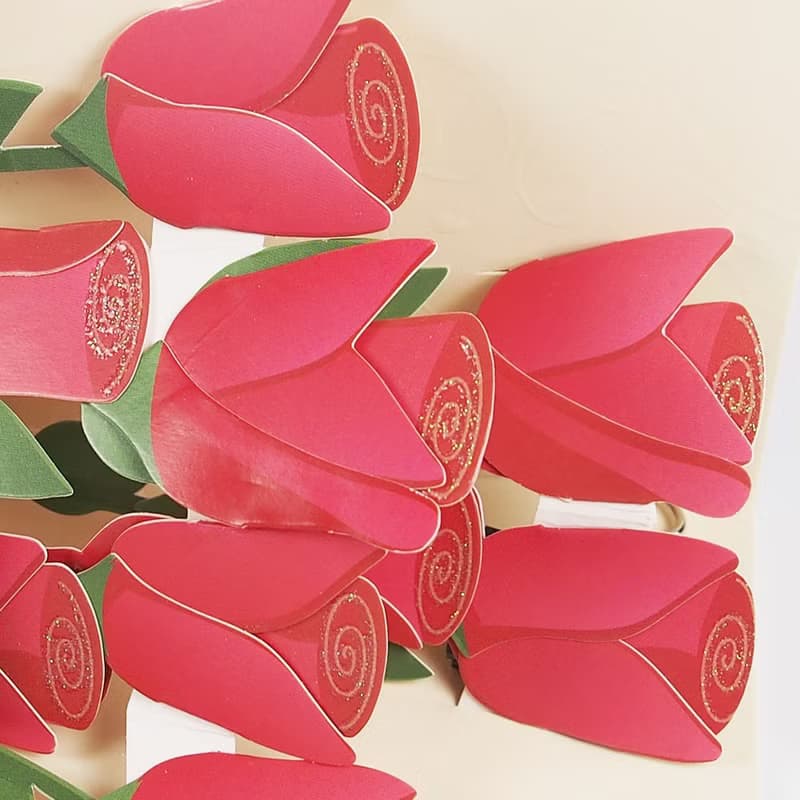 立體卡-玫瑰花束【Up With Paper-立體卡片 多用途】