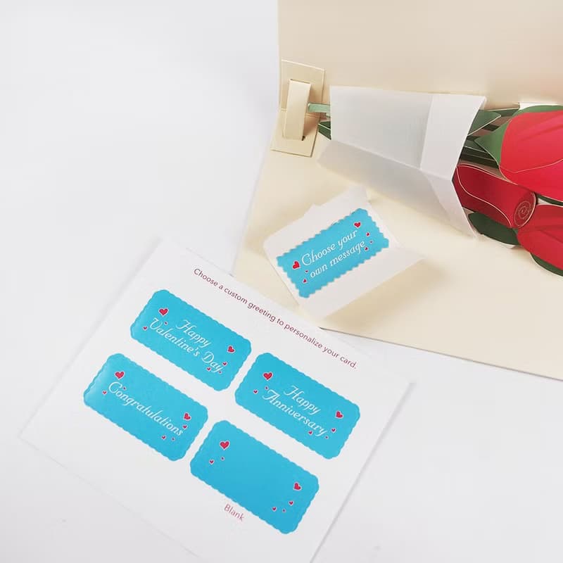 立體卡-玫瑰花束【Up With Paper-立體卡片 多用途】