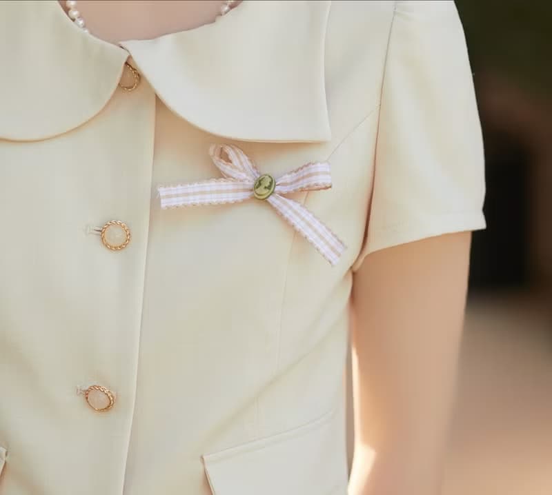 【淺日鈴蘭茶】法式復古少女/上衣/半裙
